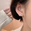 Round Earrings Small Mini Student Earrings Don't Need To Be Taken Off When Sleeping