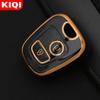 TPU Araba 2 Düğme anahtar kapağı kılıfı Peugeot 106 107 206 207 307 Citroen C1 C2 C3 C4 XSARA PICASSO Toyota AYGO için Koruyucu