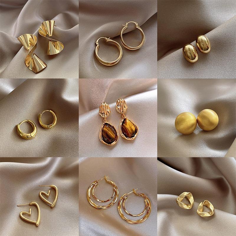 Silbernadel-Ohrstecker - Elegante und luxuriöse Damen-Ohrstecker im High-End-Stil mit einem retro-neuen Design.