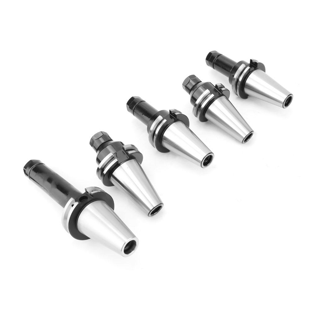 5PCS CAT40 ER16 Collet Chucks Tool Holder CNC Machine Equipment Parts