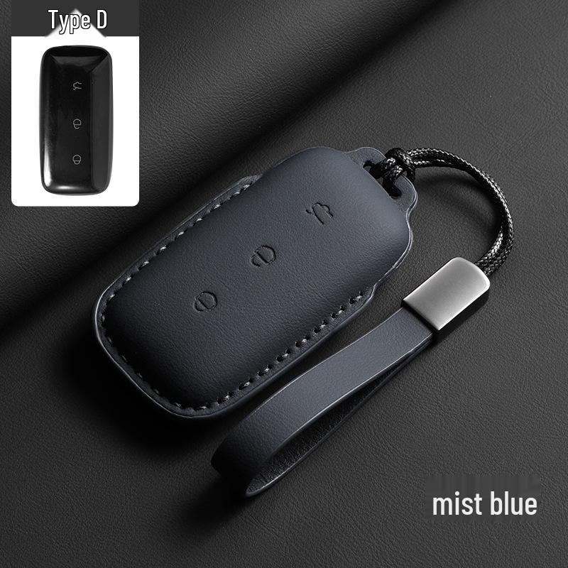Geely Galaxy Starship 7 Key Case Cover with Protective Shell and Buckle for Car Interior Decoration
