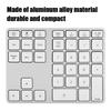 Mini Numeric Keyboard for Bluetooth 3.0 Aluminum Alloy Built In Lithium Battery