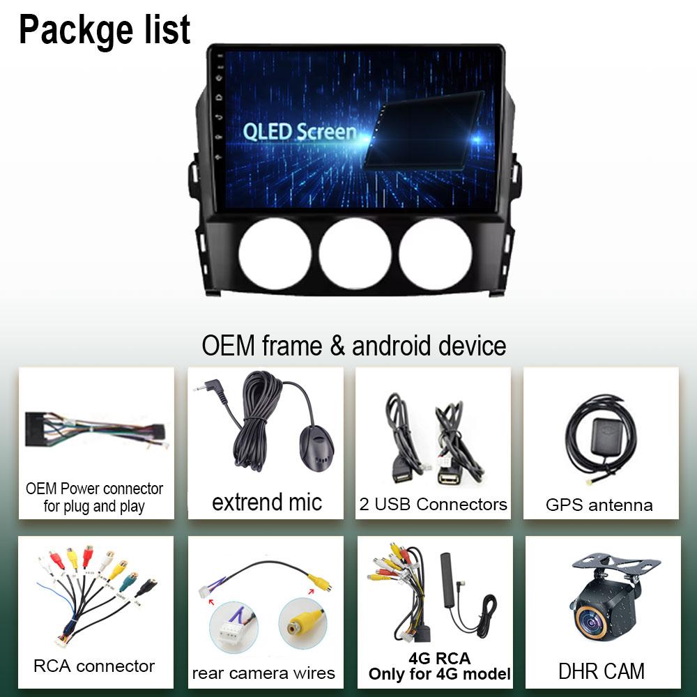 Car Radio Multimedia Video Player For Mazda MX-5 MX5 MX 5 NC 2005-2015 Head Unit 4G WiFi Bluetooth DSP Wireless Carplay No 2DIN