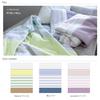 Imabari Towel Certified Gauze Towel Blanket Hiorie Single Natural Made In Japan Border Pattern Imabari Brand Cotton Cotton Bedding 100%