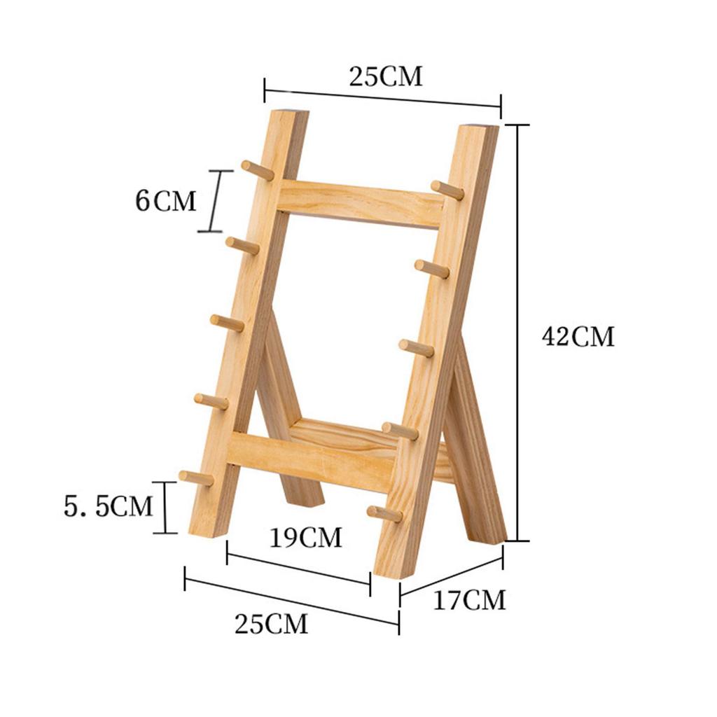 Knife Storage Rack Wood Knife Display Stand Knife Organizer Rack for Home Decoration Desktop Cuisine Shop Collection Cabinets