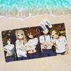 Anime K-On Mikrofaser Bedrucktes Strandtuch Bergsteigen Yoga Strand Schwimmen Laufen Saugfähiges Weiches Handtuch