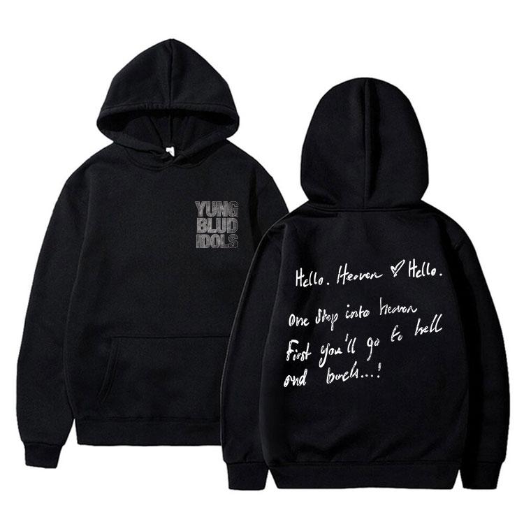 Rocker Yungblud IDOLS Album Tour Double Sided Print Hoodie Men Women Fashion Rock Sweatshirt Men's Vintage Streetwear