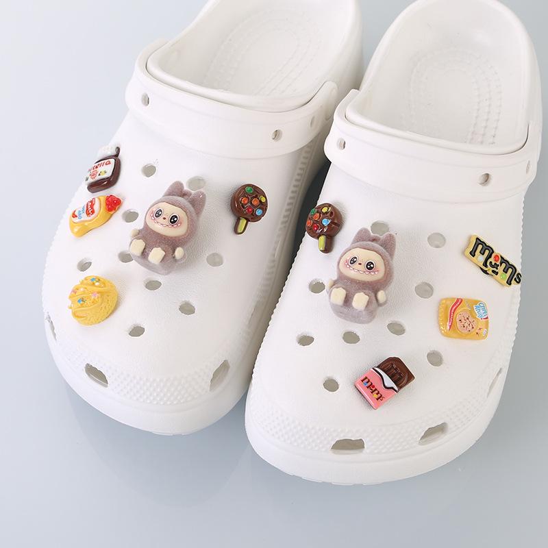 Cute Cartoon Flower Shoe Charms for Hole-Punched Crocs