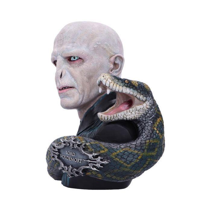 Buste - nemesis now - harry potter - lord voldemort &amp; nagini - résine - 30,5 cm