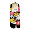 Small Planet Sanrio Tabi Socks, Gudetama, Japanese Pattern, Women's