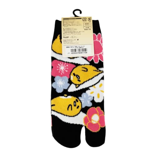 Small Planet Sanrio Tabi Socks, Gudetama, Japanese Pattern, Women's