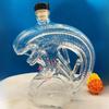 Whiskey Bottle Unique Alien Shape Glass Wine Decanter Multifunctional Beverage Container for Whiskey Wine Beer