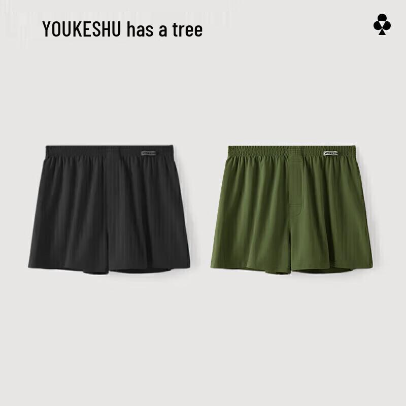 

Men s Pure Cotton Loose-Fit Boxer Shorts - 2-Pack