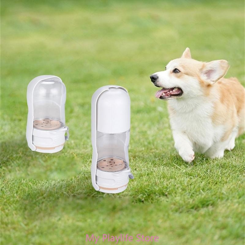 

Practical Pet Outdoor Water & Feeding Container Dog Leakproof Drinking Bottle Water Dispenser for Camping Walking