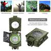 Proster Compass, High Precision, Zinc Alloy, with Inclinometer, IP65 Waterproof, Foldable, Suitable for Outdoor Activities Such as Mountaineering,