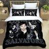 3D Damon Salvatore Printed Bedding Sets Exquisite Bed Supplies Set Duvet Cover Comforter Set Bedding Set Luxury Birthday Gift