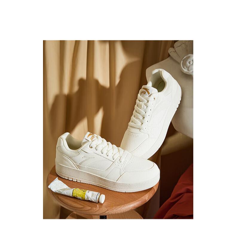 Anta Original 2 Low Top Skateboard Shoes Men's Ivory White 912548068-4