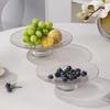 Zhinianhua Europäisches Glas Fußschale Obstschalen-Set (2 Stück)