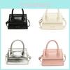 Fashionable Unique Design Handbag Women 2024 Summer New Glossy Luxurious Shoulder Bag Simple Versatile Crossbody Bag