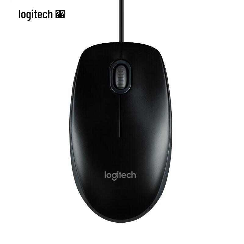 Logitech K120+B100 Wired Keyboard and Mouse Combo