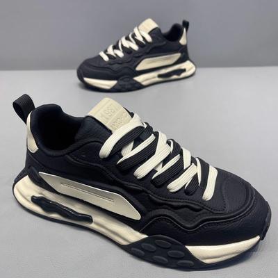 Autumn Men's Thick Soled Height Increasing Casual Sneaker Outdoor Running Men Shoes  Anti Slip and Wear Resistant Footwear