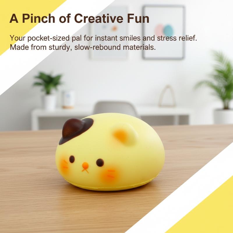 1Pcs Cat And Dog Animal Bread Slow Rising Big Thick Bread Slow Rebound Squeeze Toy Anti Stress Release Hand Relax Toy