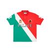 Geezer Polo Red/Green Unisex Tops P28ES058