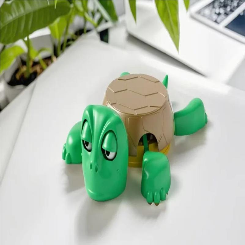 Cute Funny Turtle Coaster Pressing Googly Eyes Limbs Open Mat Creative Decoration Quirky Panicked Turtle Ornament Stress Relieve