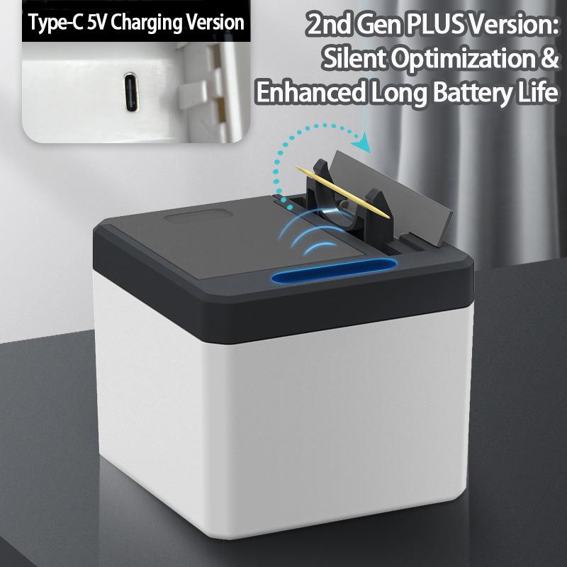 Smart Toothpick Holder Automatic Sensor Toothpick Dispenser Toothpick Container Electric Organizador Kitchen Accessories YQH005