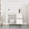 VidaXL Armoire de salle de bain blanc 65x33x60 cm bois d'ingénierie 819820