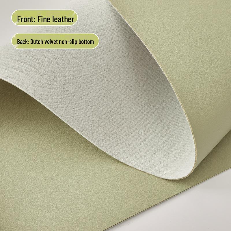 Eco-Friendly Non-Slip Desk Mat for Kids - Durable, Oil-Proof Leather School & Coffee Table Protector