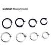 1Pc Unisex Cool Earring Round Non Ear Piercing Hoop Earring Clip
