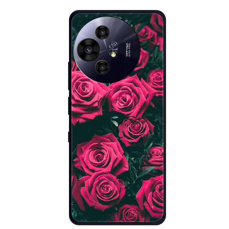 For TCL 50 Pro NxtPaper 5G Case Black Silicone Cover for 50 Pro NxtPaper Protective Shell Coque for TCL 50 NxtPaper 5G TPU Cases
