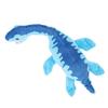 Plesiosaurus Dinosaur Plush Toy Realistic Soft Blue Dinosaur Stuffed Animal Toy for Bedroom
