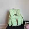 Schoolbag Korean Ins Color Drawstring Large Capacity Backpack Women's Fashion College Wind Backpack Outdoor Leisure Travel Bag