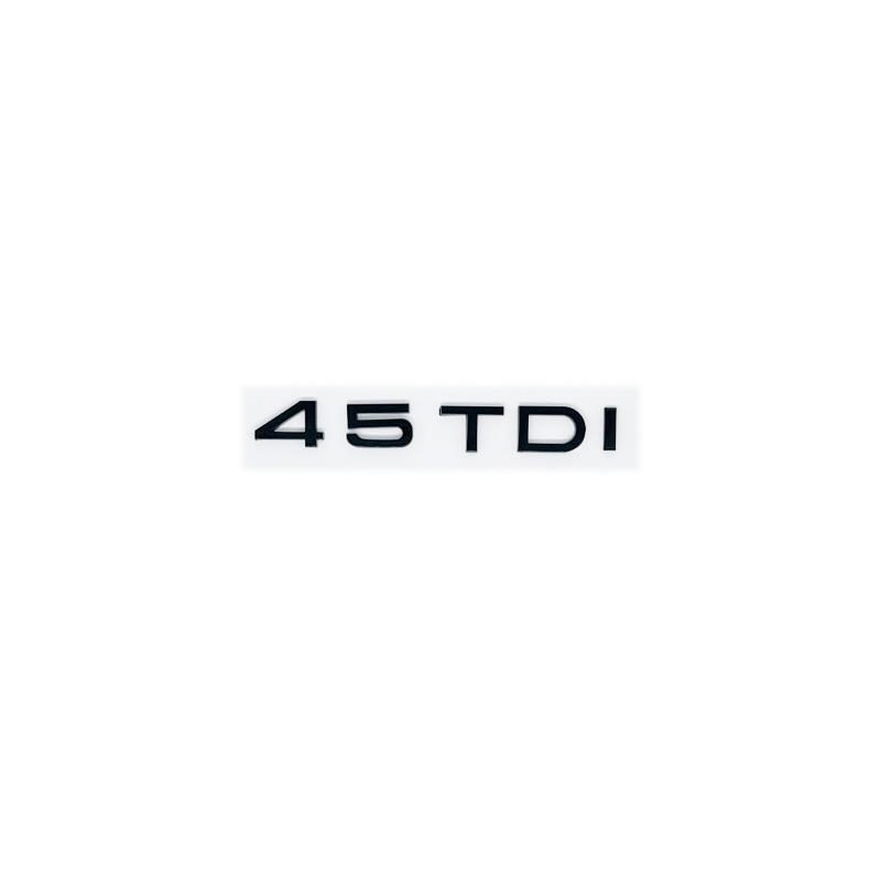 3D ABS Buchstaben 2.0TDI 2.5TDI 3.0TDI 35TDI 40TDI 45TDI 50TDI Emblem für Audi A1 A3 A4 A5 A6 A7 A8 Q2 Q3 Q5 Q7 Auto Kofferraum Aufkleber