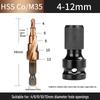 Multifunctional Tapered Steel Pagoda Drill Bit Set for Hard Metal and Stainless Steel
