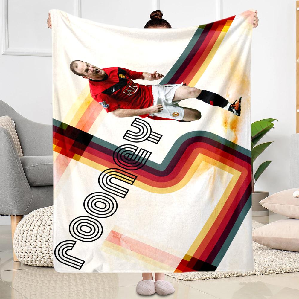 Football Player Celebration Blanket Ultra-Soft Great for Office Chair Couch Chair for All Occasions Stylish Decor Best Holiday Gift for Friends Family