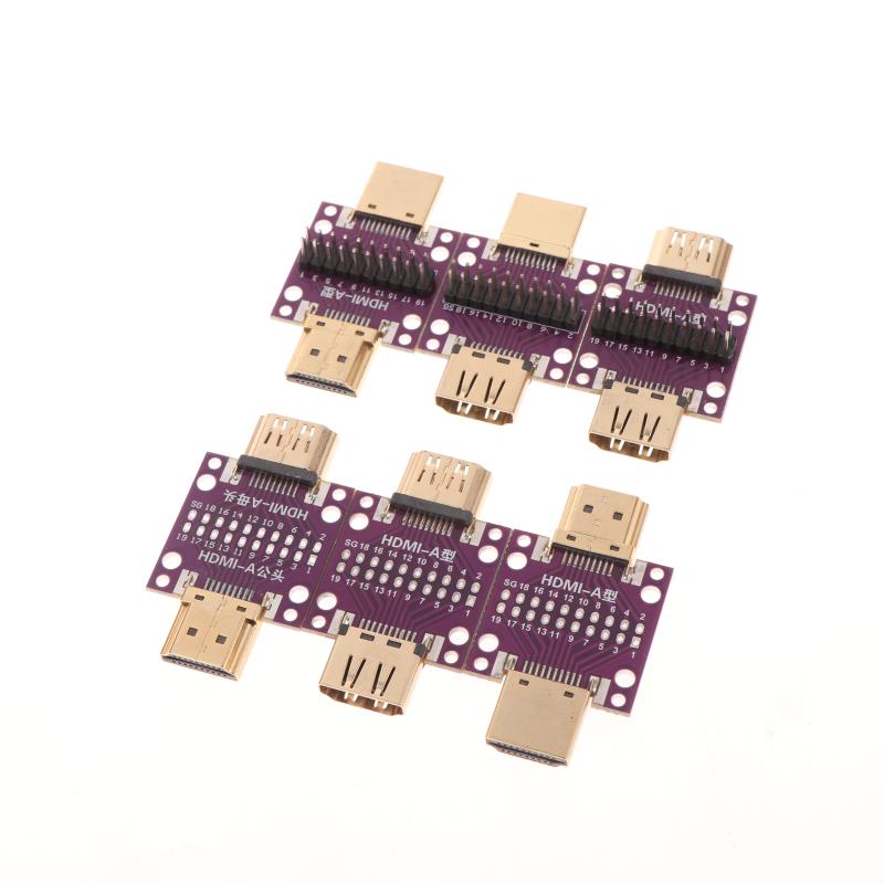 With PCB Board Conversion Circuit Board Module HDMI Male To Female/Female To Female/Male To Male Test Adapter Board