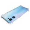 Für Oppo Find X5 Lite/Reno7 5G (Global) Transparente Handyhülle Verstärkte Ecken Anti-Drop Handy TPU Hülle