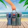 Refrigerated Bag for Bicycle with Clip and Bottle Holder Handle