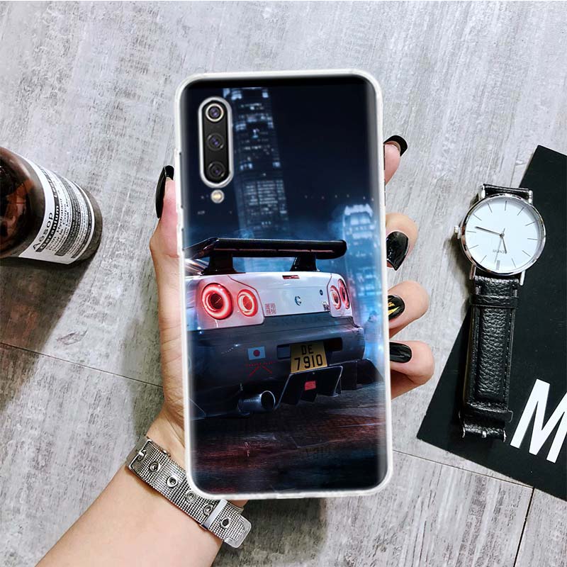 GTR Sport Auto JDM Telefon Fall Für Xiaomi Redmi Hinweis 10 9 8 11 Pro 11T 11S 10S 9S 9A 9C 9T 8T 8A 7 7A 5 Kunst Muster Abdeckung Coque