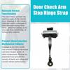 Front Door Check Arm Stop Hinge Strap Compatible With Ford Explorer Police 2011-2019#BB5Z-7823552-A BB5Z7823552A Left/Right Side