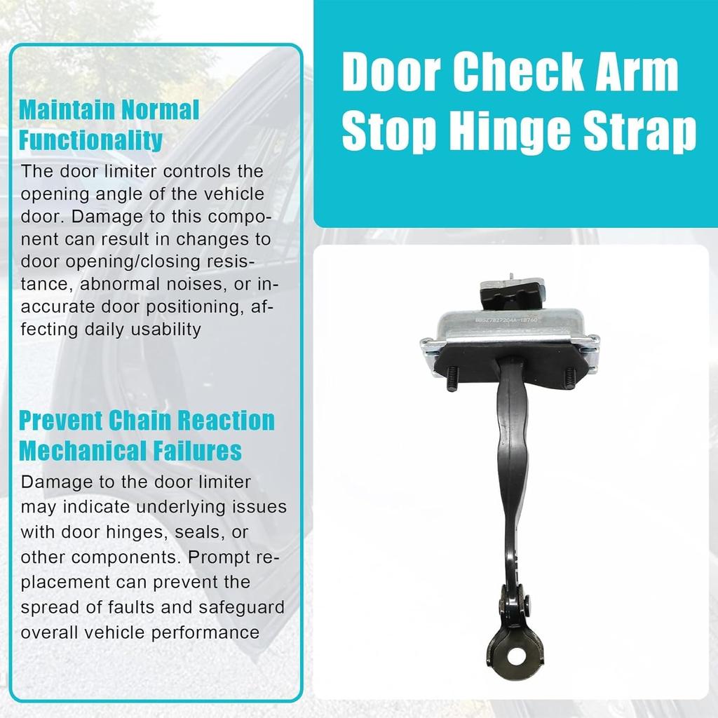 Front Door Check Arm Stop Hinge Strap Compatible With Ford Explorer Police 2011-2019#BB5Z-7823552-A BB5Z7823552A Left/Right Side