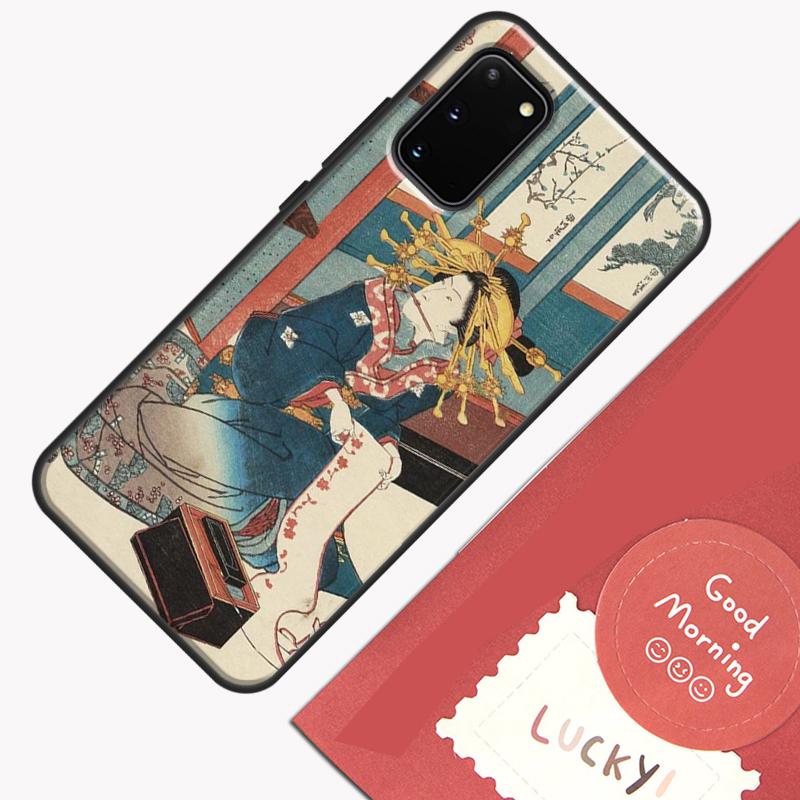 Japanese Ukiyo-e Art Phone Case For Samsung Galaxy S26 S25 Ultra S20 S21 S22 S23 S24 S10 Plus S25 FE Cover Shell