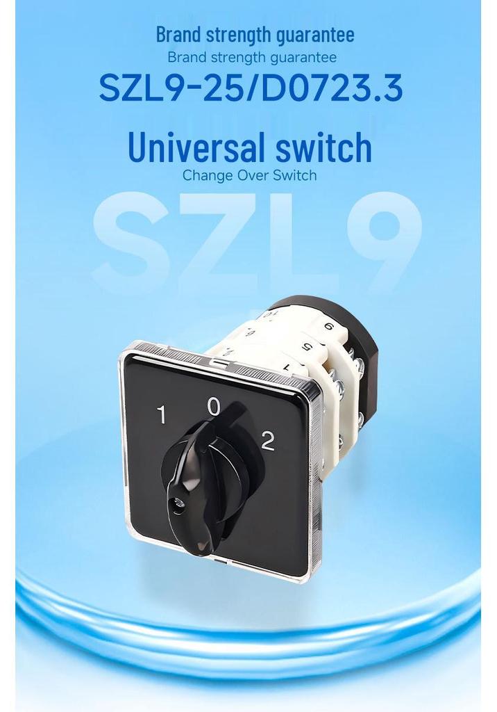 Zhuochao SZL9-25/D0723 Universal Changeover Wheeled Switch (Equivalent To LW31 GLE9 EP)