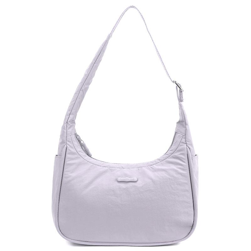 New Women's Simple and Versatile Solid Color Shoulder Bag Daily Commute To Work Armpit Bag