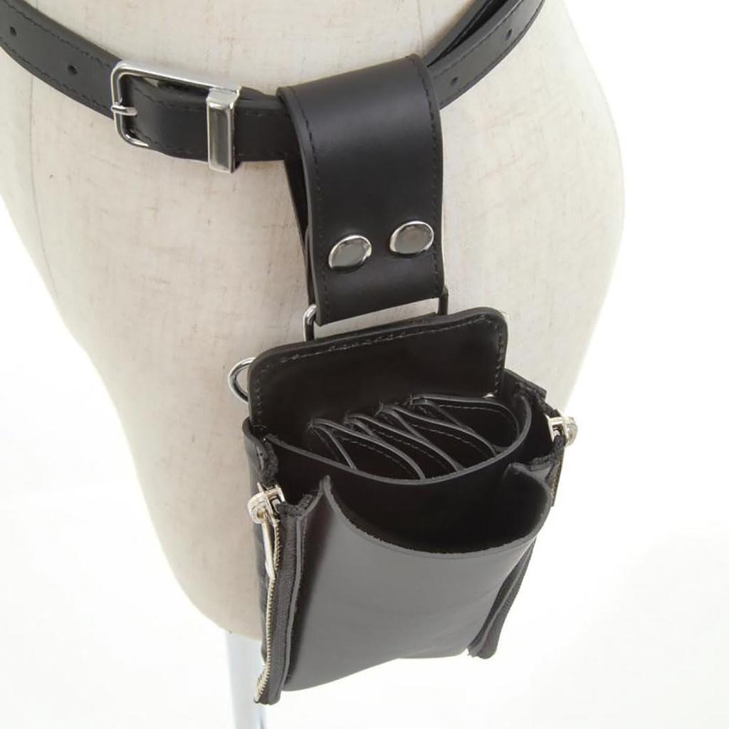 X SHINGO Original Collaboration Black X Zipper Yoshitaka Made In Japan by a Specialized Scissor Case Professional for Hairdressers and Trimmers [grico