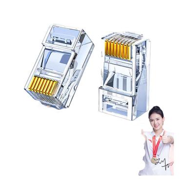 Engineering Grade Gold-Plated RJ45 Gigabit Network Cable, Unshielded, 30U, Pack of 100.