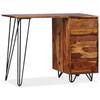 Day and Night - Day and Night Desk with 1 Drawer and 1 Cabinet Solid Sheesham Wood